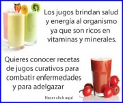 Conoce jugos curativos